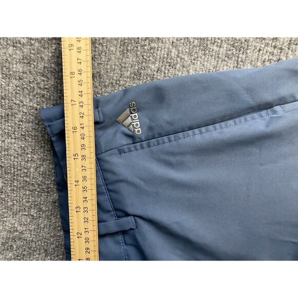 Adidas Golf Pants‎ Mens 34x30 Blue 3 Stripe Climalite Active Casual Sports - Picture 8 of 12